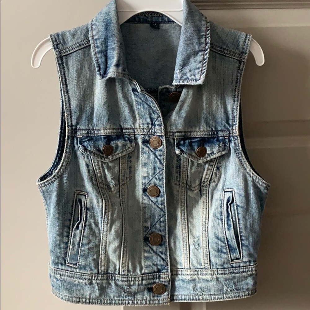 Denim vest